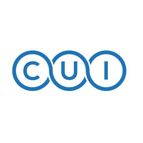 cui letter logo design  black backgroundcui creative initials letter