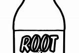 Beer Pages Coloring Mug Root Foaming Bottle Color sketch template