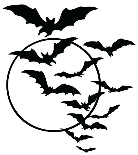 printable bat silhouette printable world holiday