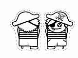 Recortar Disfraces Laminas Pegar Moldes Recortables Colorir Titeres Piratas Fantoches Titere Pirata Fichas Montar Refletir Publicada às Carnavales sketch template