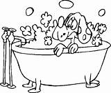 Coloring Bubble Bath Pages Bubbles Getcolorings Getdrawings sketch template