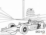 Coloring Race Car Indy Pages Cars Printable Book Drawing sketch template