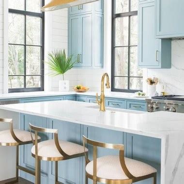 gorgeous blue  white kitchen design ideas