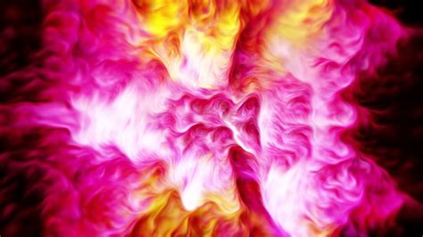 abstract digital fractal smoke video animated background