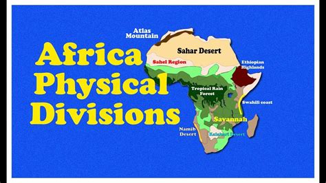 africa physical features youtube