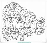Brownies Doodle Brownie Girl Guides Scout Toadstool Activities Badges Colouring Coloring Scouts Owl Pages Guide Girlguiding Promise Craft Sparks Fun sketch template