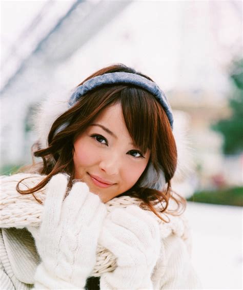 Nozomi Sasaki Highres Earmuffs Gloves Photo Medium Scarf Snow