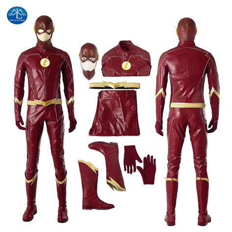 the flash season 4 barry allen cosplay costume superhero the flash