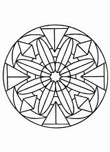 Mandalas Mandala Coloring Geometric Simple Stress Zen Anti Patterns Push Aside Creativity Flow Thoughts Exclusive Let Symmetric sketch template