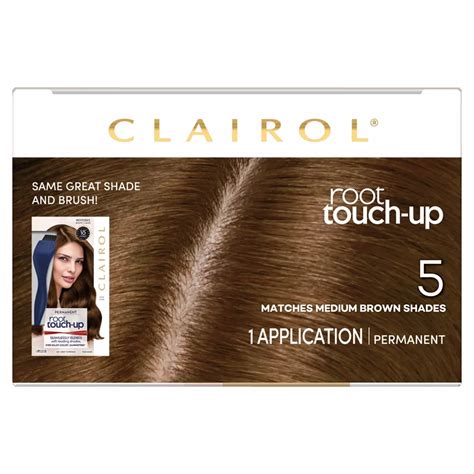 Clairol Root Touch Up Permanent Creme Hair Color 5 Matches Medium