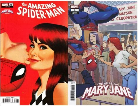 the amazing mary jane variant cover lot of 26 vf nm nm books