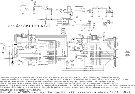arduino uno rev schematic wiring diagram