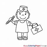 Coloring Pages Worker Printable Health Sheet Title sketch template