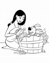 Mulan Coloring Pages Coloringpages1001 Disney Colouring sketch template