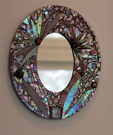 30 cheap and easy diy home decor ideas mosaic mirror frame mosaic