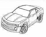 Camaro Coloring Pages Chevy Chevrolet Drawing Car Cars Corvette Z06 Outline Silverado Drawings Print Clipart Ss Printable Getdrawings 1969 Camaros sketch template