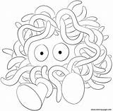 Pokemon Tangela Coloring Pages Printable Drawing Categories sketch template
