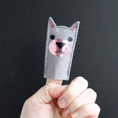 cat puppet finger puppets   cricut angie holden  country