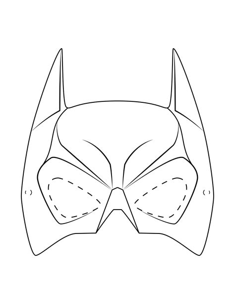 batman superhero mask template printable printable masks templates