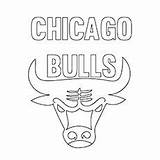 Bulls Chicago Throwback sketch template