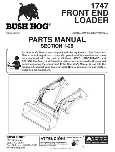 bush hog  parts manual   manualslib