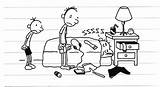 Diary Wimpy Kid Coloring Pages Via sketch template