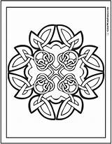 Celtic Coloring Pages Clover Leaf Knots Colorwithfuzzy Printable Designs Irish Knot Knotted Three Print Patterns Scottish Four sketch template