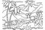 Nature Coloring Pages Kids Getcolorings Color Printable sketch template