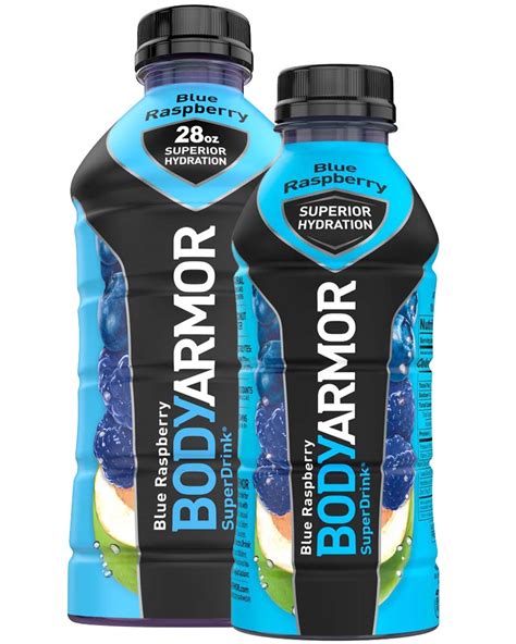 blue raspberry bodyarmor sports drinks superior hydration