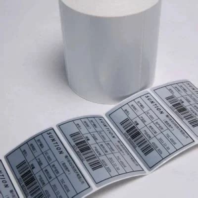 ce certificate  degree resistance aluminum foil labels aluminum barcode label china steel