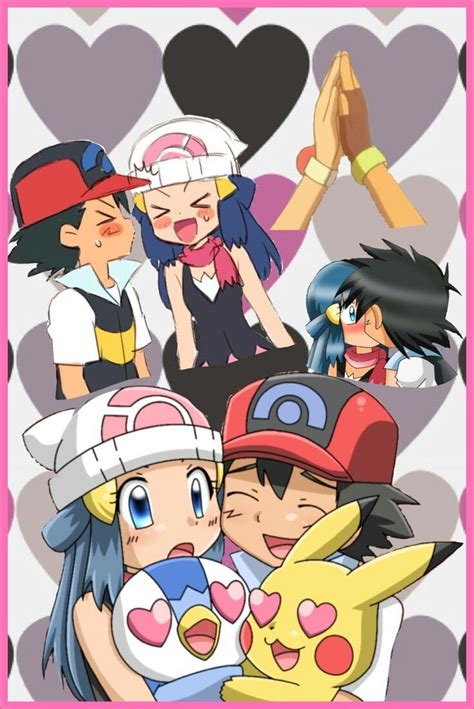 ash x dawn love story with images pokemon ash and