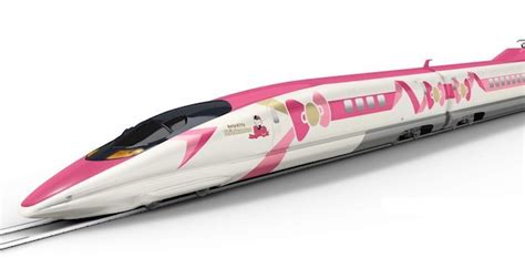 hello kitty shinkansen bullet train to run in west japan this summer