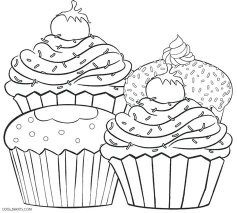 muffin coloring page  getdrawings