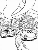 Coloring Pages Racing Getcolorings sketch template