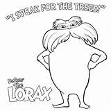 Lorax Seuss Suggestions sketch template