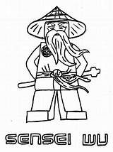 Ninjago Lego Coloring Pages Wu Sensei Coloriage Dessin Printable Drawing Imprimer Zane Colouring Books Comment Kids Colorier Pixel Book Clipartmag sketch template