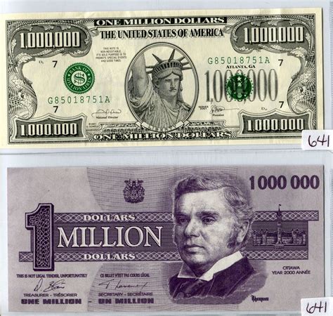 lot   notes canadian million dollar bill  million dollar bill