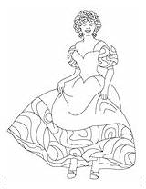 Coloring Pages Princess sketch template