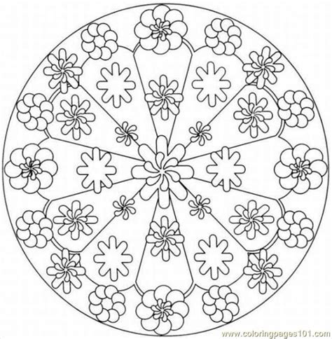 printable kaleidoscope coloring pages  printable coloring page