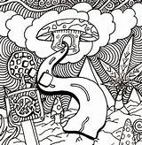 Trippy Coloring Pages Mushroom Easy Printable Space Print Drawing Shroom Sun Color Tumblr Getdrawings Book Getcolorings Outer sketch template
