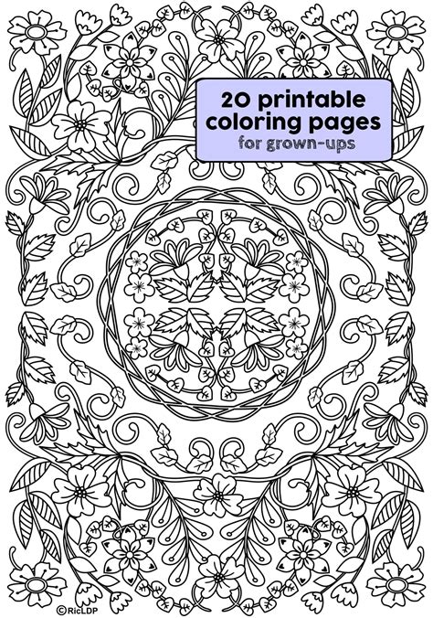 coloring pages  grown ups    coloring sheets gianfredanet