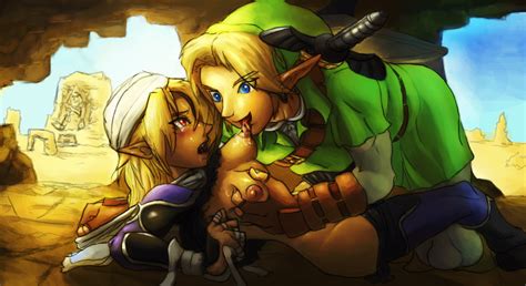link and sheik lick by rangl hentai foundry