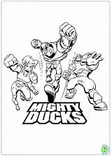 Coloring Ducks Pages Dinokids Mighty Anaheim Close Disney Template sketch template