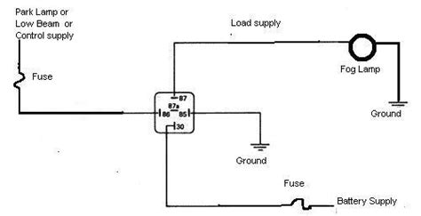 fog light wiring diagram  relay wiring diagram