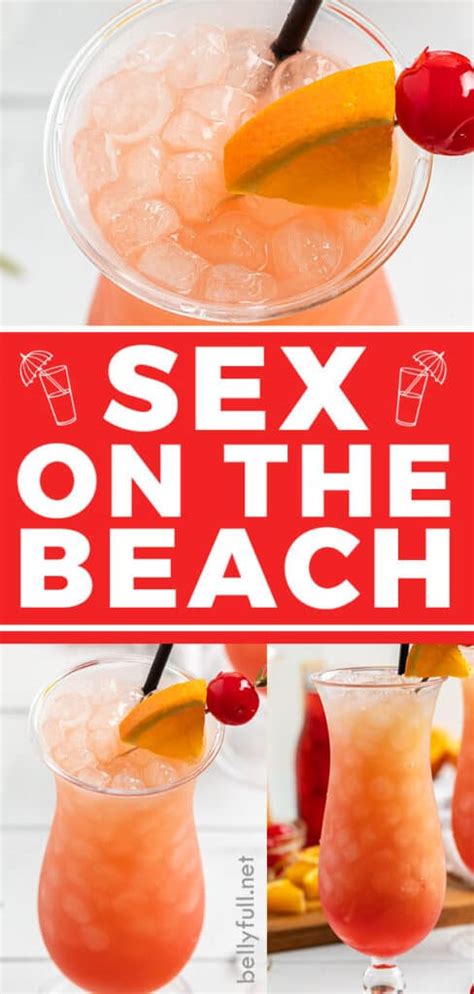 Sex On The Beach Drink Belly Full