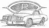 Riviera Buick sketch template