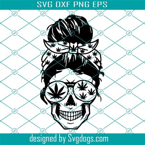 glam girl svg messy bun svg smoke svg weed svg pot svg aviators