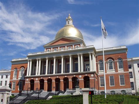 File Massachusetts State House Boston Massachusetts Oblique Frontal