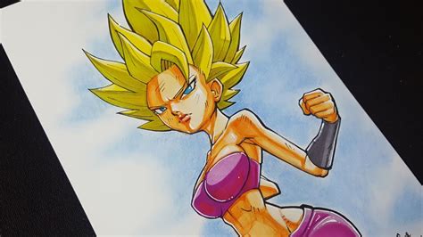 How To Draw Caulifla From Dragon Ball Super My Drawing