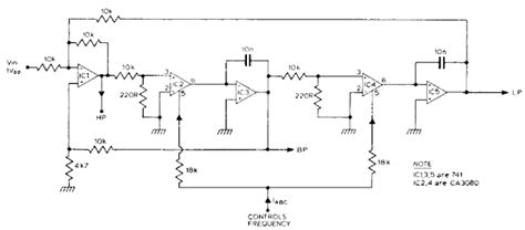 audio variable filter circuit diagram electronic circuit diagrams schematics